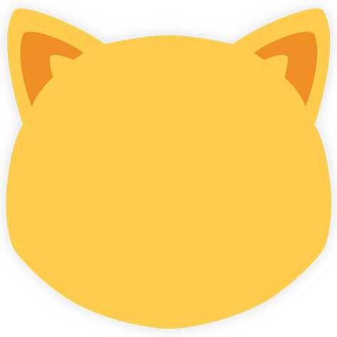 Preview for Yellow-cat-face-icon-emoji-animal-template-f8407