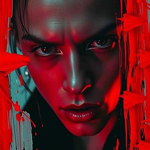 Preview for Red-abstract-portrait-aiphotography-template-2fbbe