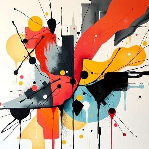 Preview for Abstract-art-composition-aiartstyle-template-7f81a