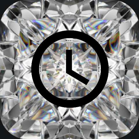 Preview for Diamond-clock-luxury-design-diamond-icon-template-2b979