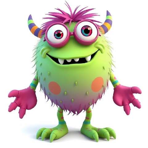 Preview for Colorful-cartoon-monster-aimonsterstyle-template-63a8a