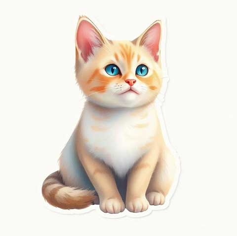 Preview for Orange-kitten-blue-eyes-illustration-aistickerartstyle-template-ac7fc