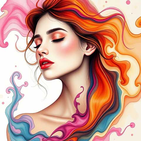 Preview for Vibrant-woman-portrait-aifeatured-template-5bd3f