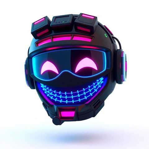 Preview for Glowing-dj-headphones-aiemojicharacters-template-e1004