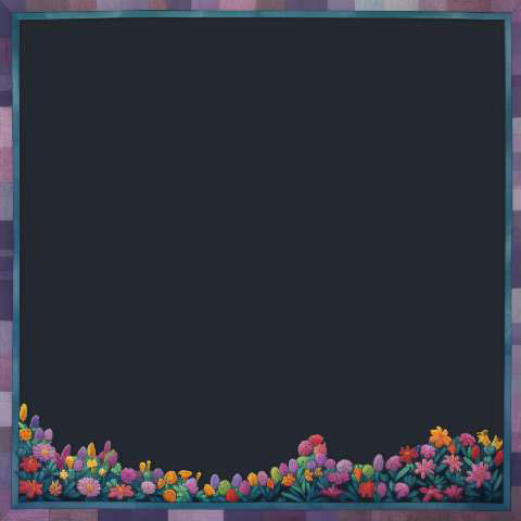 Preview for Floral-frame-template-spring-f881e