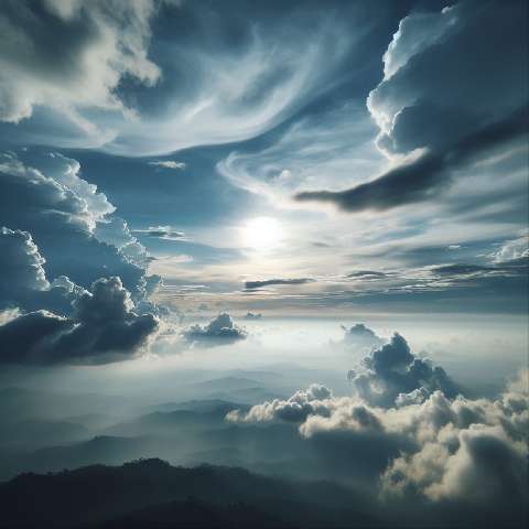 Preview for Majestic Cloudscape Design Template
