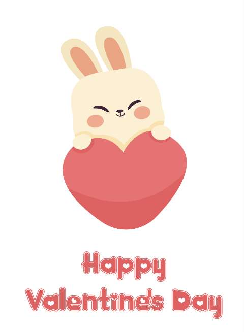Preview for Valentines-day-bunny-template-360ab