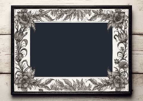Preview for Floral-frame-design-template-classic-frame-456a4