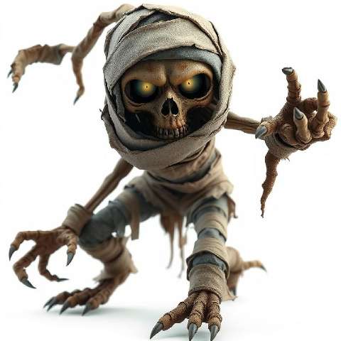 Preview for Mummy-skeleton-creature-aimonsterstyle-template-5b010