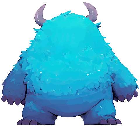 Preview for Blue-monster-character-design-large-monster-template-b5e31