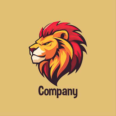 Preview for Lion-logo-design-template-logo-animal-11a79