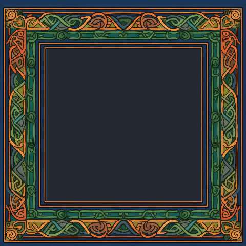 Preview for Celtic-border-frame-design-colorful-frame-template-491ca