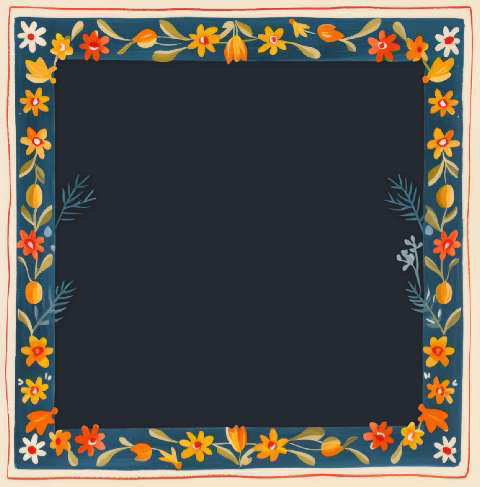 Preview for Floral-frame-template-spring-189d8