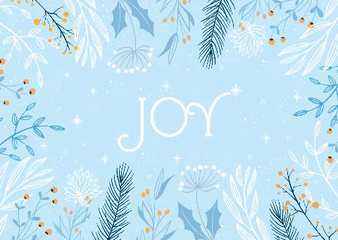 Preview for Joyful-winter-floral-design-holiday-card-template-861b3