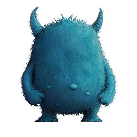 Preview for Blue-monster-character-design-ugly-monster-template-ac13b