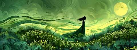 Preview for Dreamy-green-landscape-illustration-st-patricks-template-5a51d