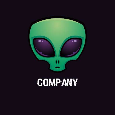 Preview for Alien-company-logo-design-simple-logos-template-3b125