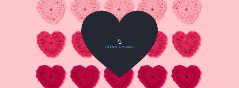 Preview for Crochet-hearts-decoration-valentines-facebook-template-b3045