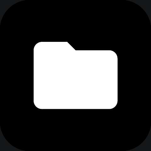 Preview for Simple-folder-icon-design-dark-icon-template-e617e