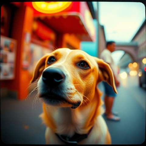 Preview for Dog-on-city-street-aiphotography-template-34d36