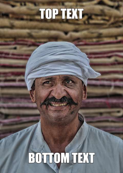 Preview for Meme-template-turban-man-meme-human-7e306