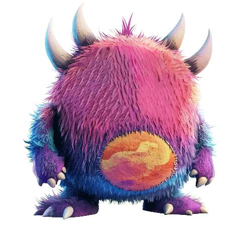 Preview for Colorful-fantasy-creature-whimsical-monster-template-6db8b