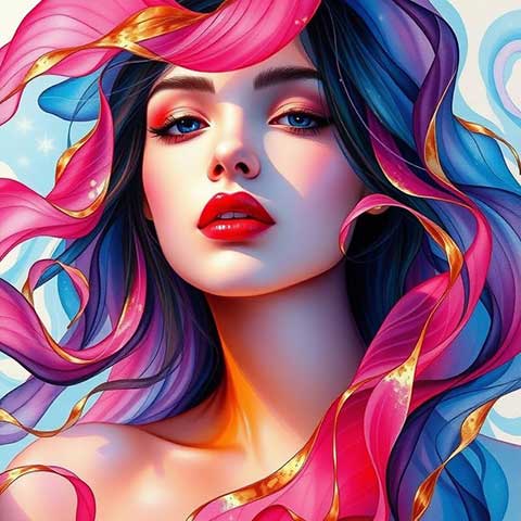Preview for Vibrant-digital-art-portrait-aifeatured-template-cfdd7