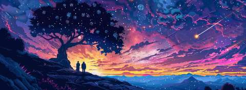 Preview for Cosmic Sunset Astrophotography Cover Template