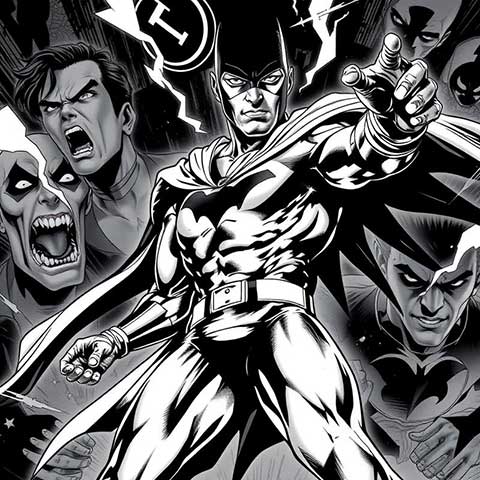 Preview for Comic Book Hero Design Template