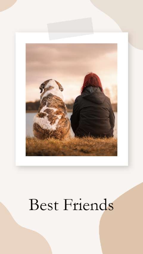 Preview for Woman-and-dog-serene-moment-photo-story-template-37fc4