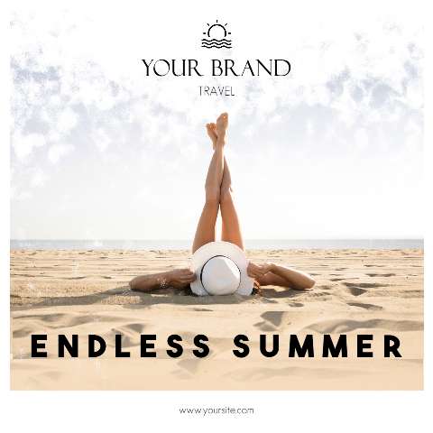 Preview for Endless-summer-travel-instagram-post-template-f37ea