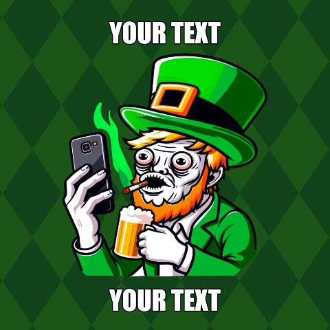 Preview for Zombie-leprechaun-meme-template-stpatmeme-775b7