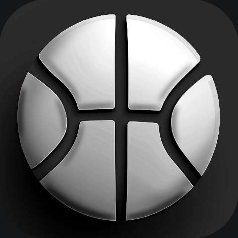 Preview for Modern Basketball App Icon Template