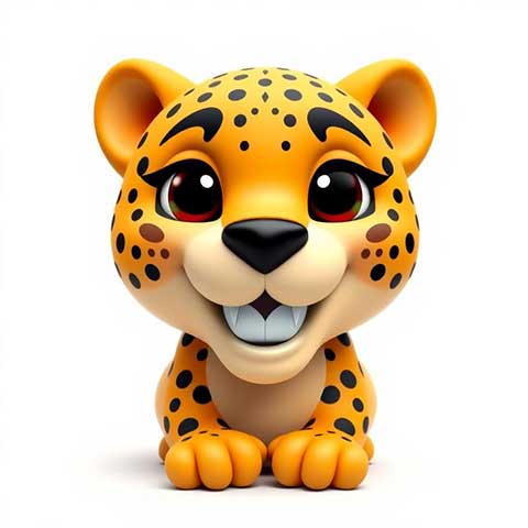 Preview for Cartoon-cheetah-character-design-aiemojianimals-template-79fc1