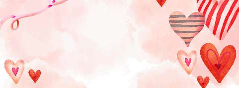 Preview for Valentines-day-heart-background-valentines-facebook-template-a13d4