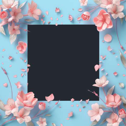 Preview for Floral-frame-design-template-mothers-day-811cf