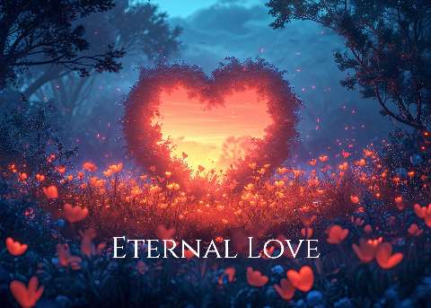 Preview for Eternal-love-floral-landscape-template-101ae