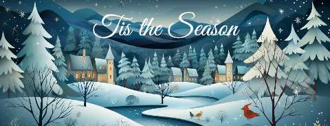 Preview for Tis-the-season-winter-wonderland-christmas-facebook-template-d3424