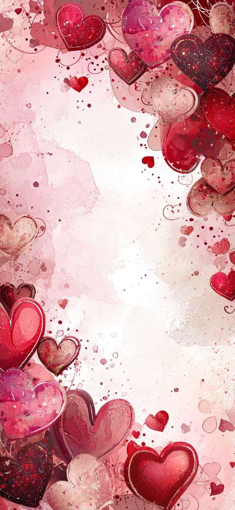 Preview for Valentines-day-heart-background-love-phone-template-b1fd7
