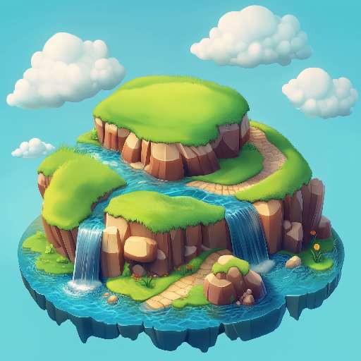 Preview for Floating-island-3d-art-classic-tiny-template-3e8e8