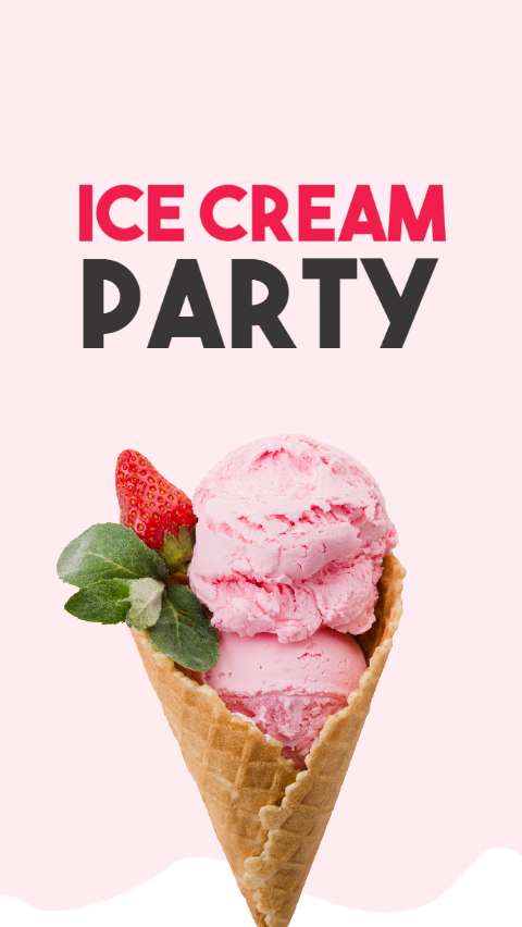Preview for Ice-cream-party-template-46562