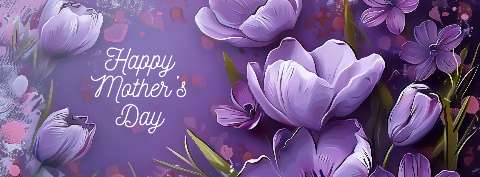 Preview for Happy-mothers-day-purple-flowers-template-bddda