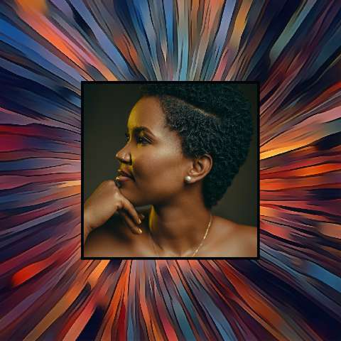 Preview for Vibrant-portrait-of-a-woman-instagram-post-template-9752e