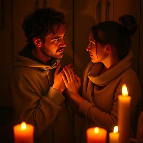 Preview for Candlelit-couple-intimacy-aiphotography-template-4589a