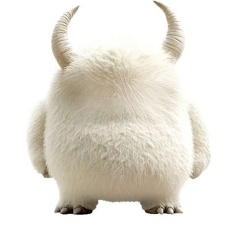 Preview for Appa-sky-bison-avatar-fuzzy-monster-template-3f9ca