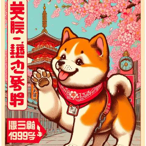 Preview for Shiba Inu Japanese Setting Design Template