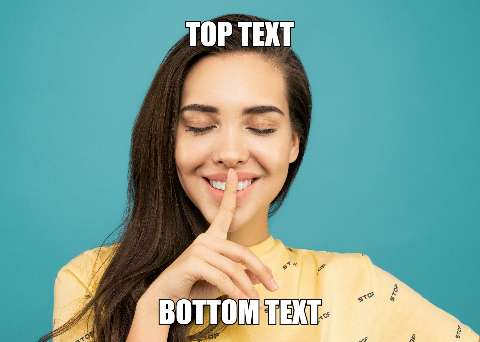 Preview for Woman-sharing-secret-template-meme-human-bb785