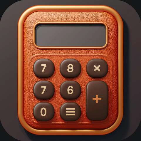 Preview for Copper-calculator-app-icon-template-f6121