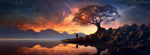 Preview for Serene Landscape At Dusk Template