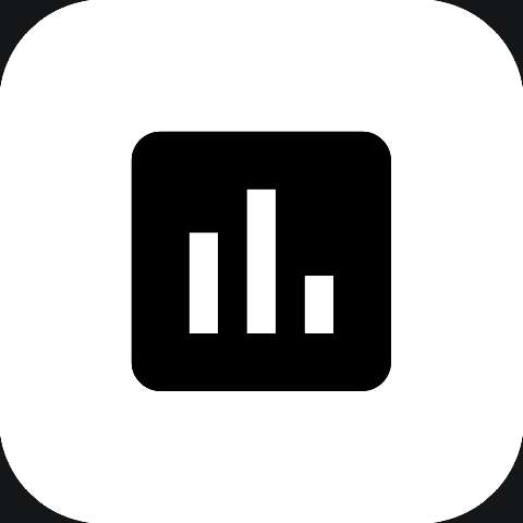 Preview for Bar-chart-icon-light-icon-template-fab94